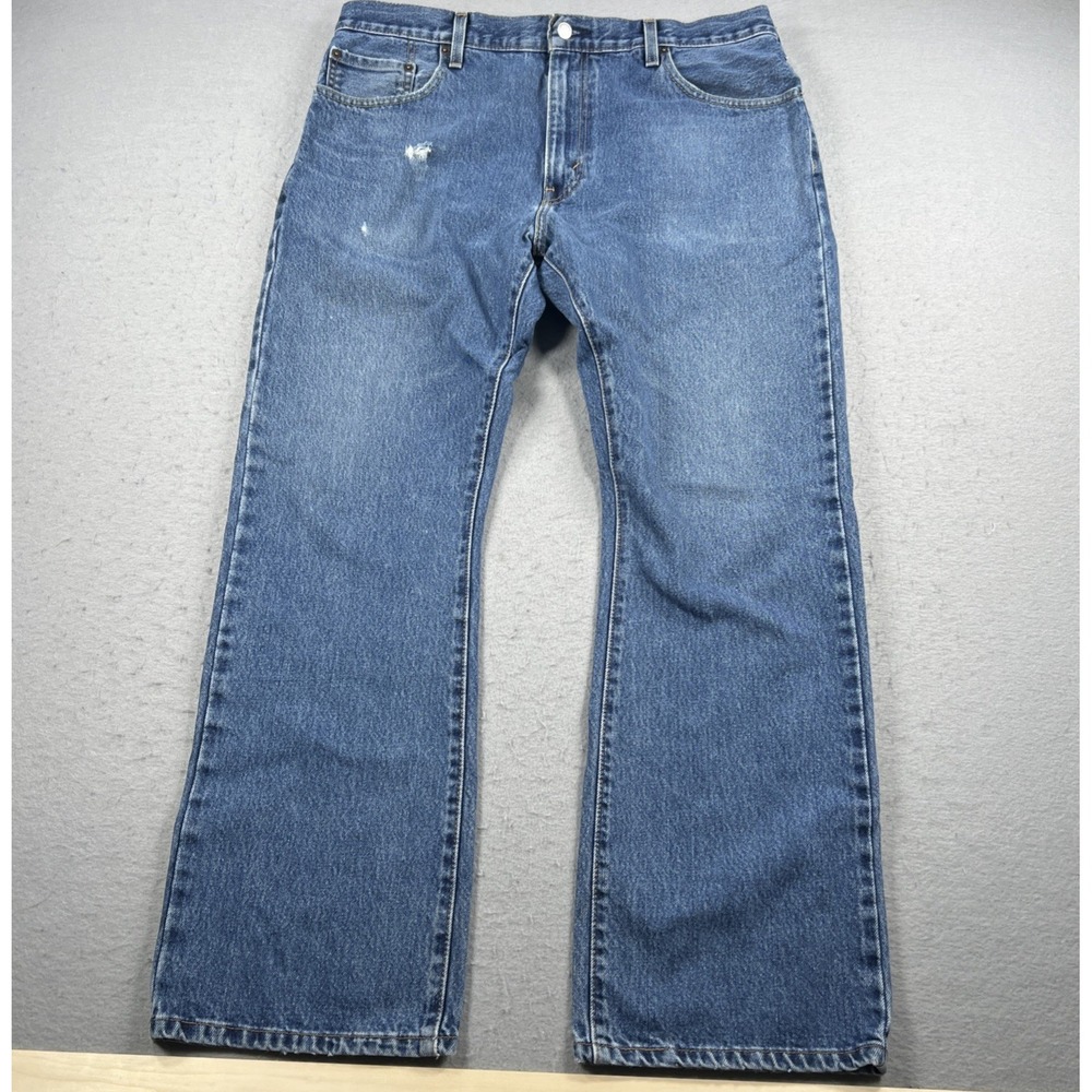 Levi's 517 Men's Bootcut Blue Jeans W37 L31 Western Cowboy Medium Wash Denim
